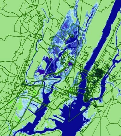 New York internetinfrastructuur onder water