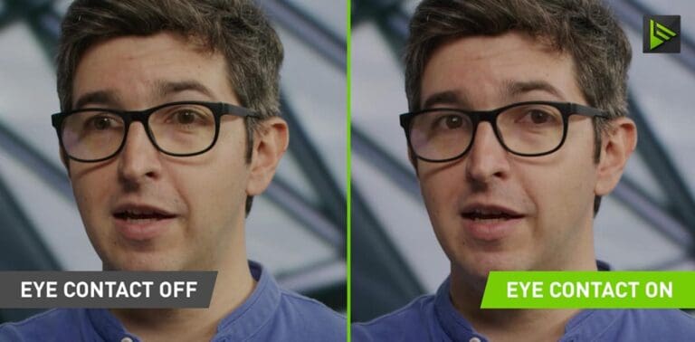 Nvidia Eye Contact houdt automatisch oogcontact in videoconferences