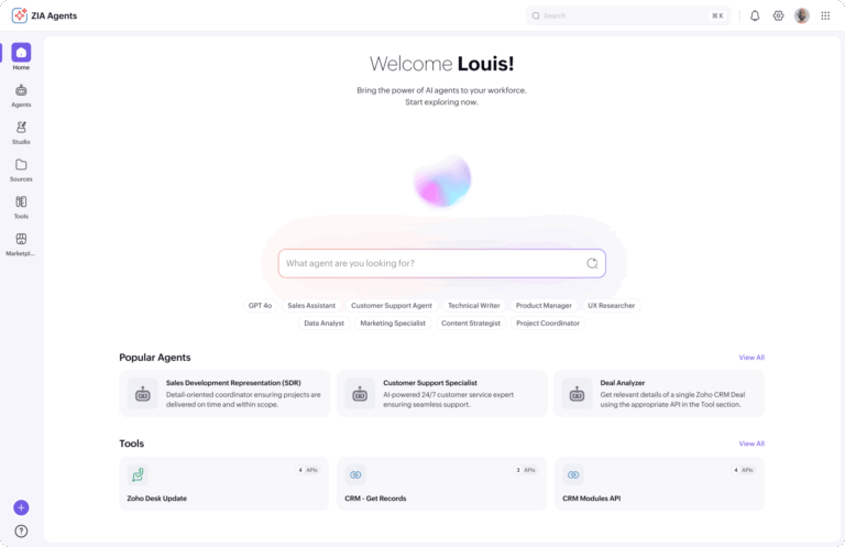Zoho lanceert eigen AI-model en agentplatform voor bedrijven