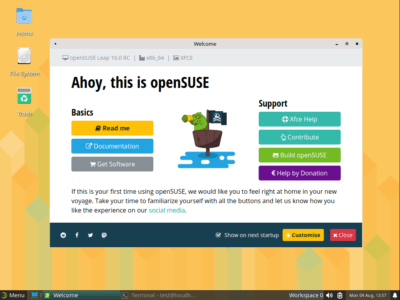 openSUSE Leap 16.0 bijna klaar voor volle release