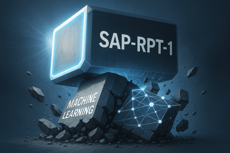 SAP lanceert RPT-1: het einde van machine learning?