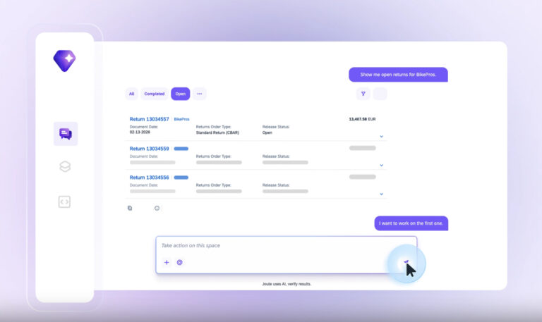 SAP lanceert Joule Work: de AI-chatbot die vragen omzet in actie