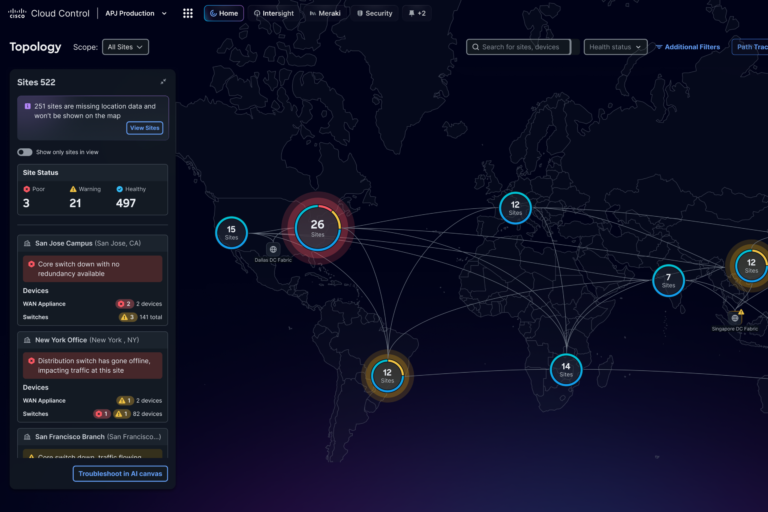 Cisco Cloud Control brengt networking en security samen in een enkel platform